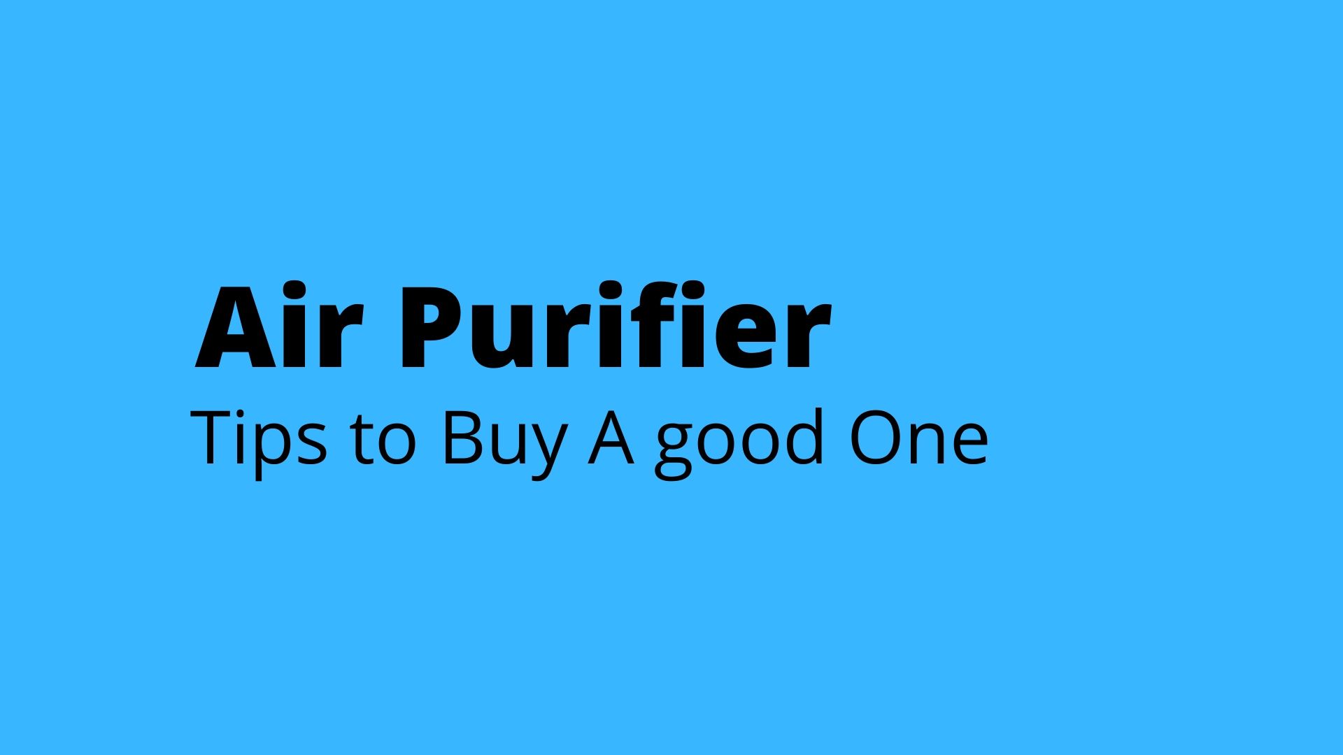 air purifier with HEPA filter