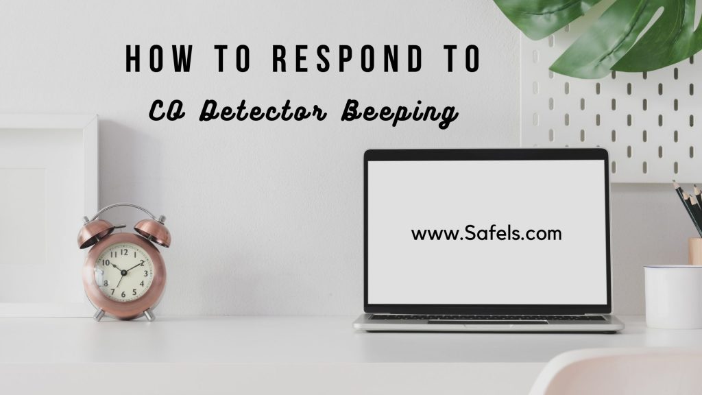 carbon monoxide detector beeping